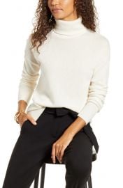 Halogen   Cashmere Turtleneck Sweater  Regular  amp  Petite    Nordstrom at Nordstrom